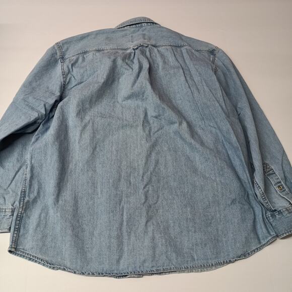 Northwest Territory Denim Shirt Men's Size 2XL Blue Cotton - Picture 8 of 8